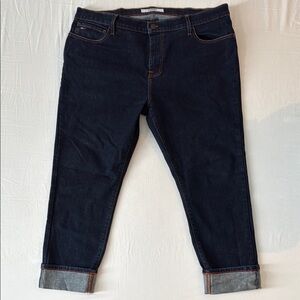 Tommy Hilfiger Blue Skinny Jeans with Classic Dark Wash